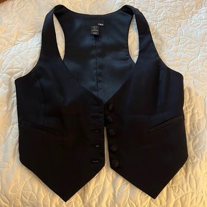 H and M goth vest